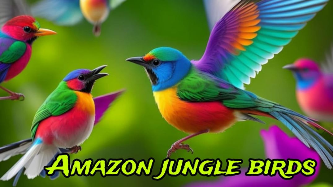 Amazon jungle birds